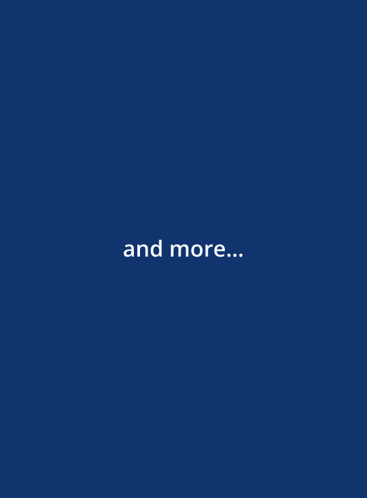 and more…